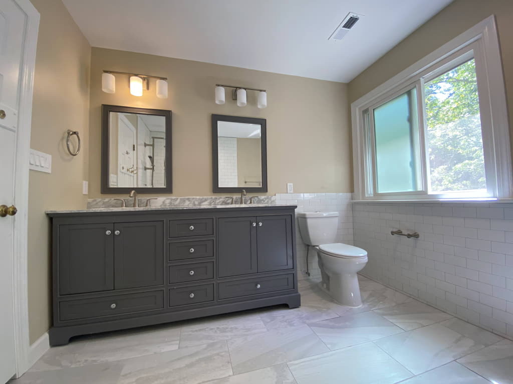 Bascomb Master Bathroom in Raleigh NC.